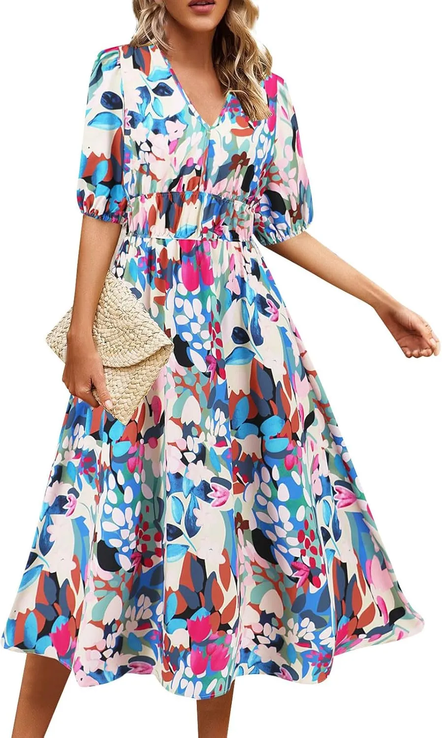 Spring Dresses for Women 2025 Sexy Boho Dresses for Women 2025 Womens Dress Swing Puff