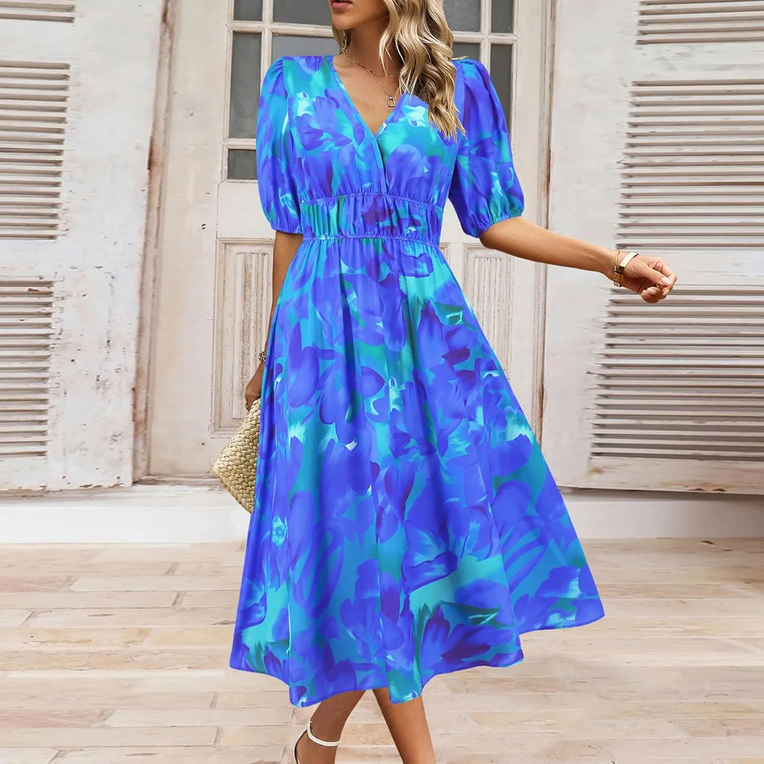 Spring Dresses for Women 2025 Sexy Boho Dresses for Women 2025 Womens Dress Swing Puff
