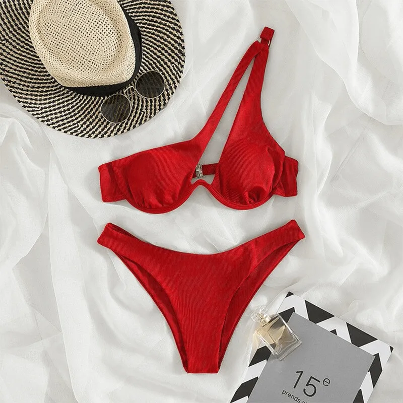 Stylish Sexy Separate Women's Bathing Suit - SF1465
