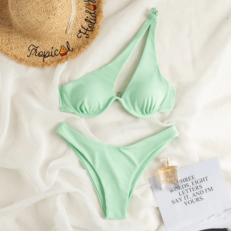 Stylish Sexy Separate Women's Bathing Suit - SF1465
