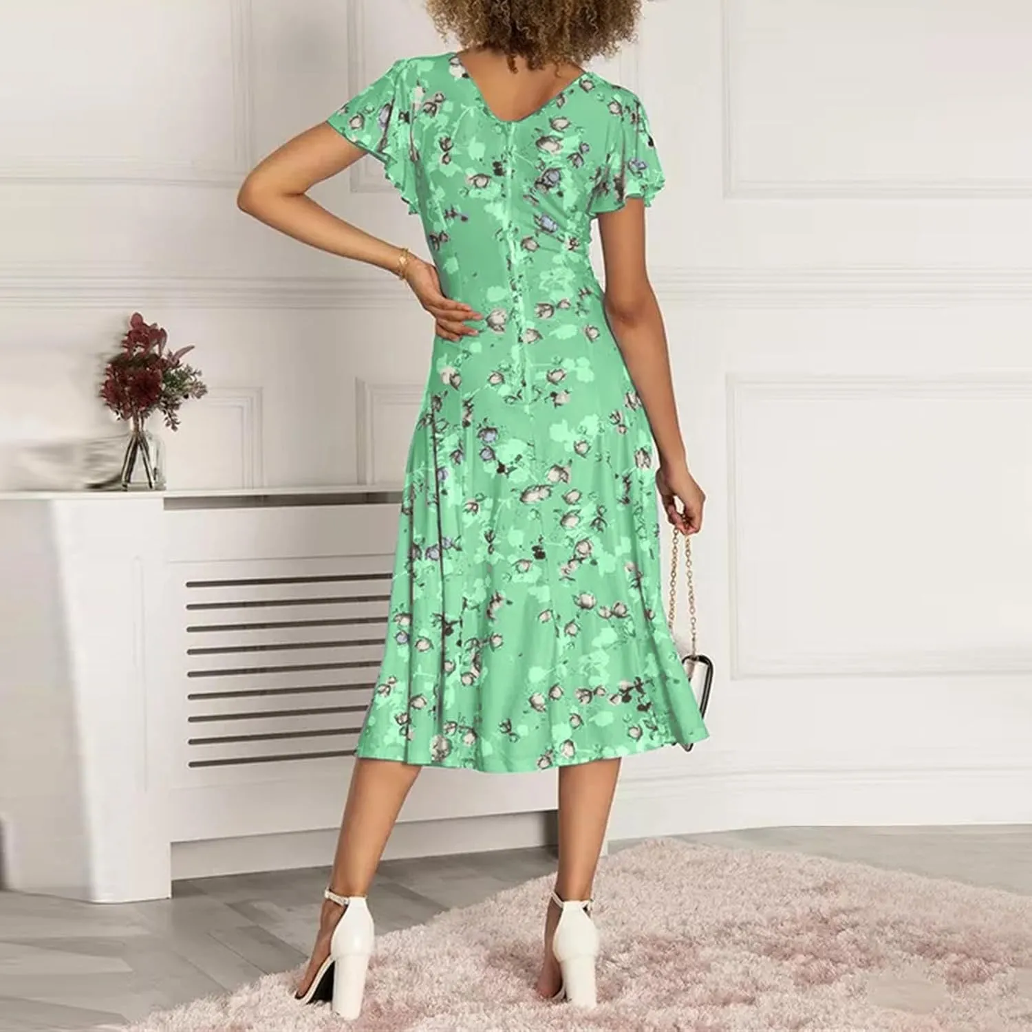 Summer Dresses for Women 2025 Chiffon Dress Dresses for Women Spring Summer Casual Swing Fitted