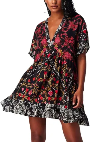 Summer Dresses for Women 2025 Deep V Neck Casual Boho Midi Dress Flowy Ruffle Hem Baggy Beach Vacation Sundresses