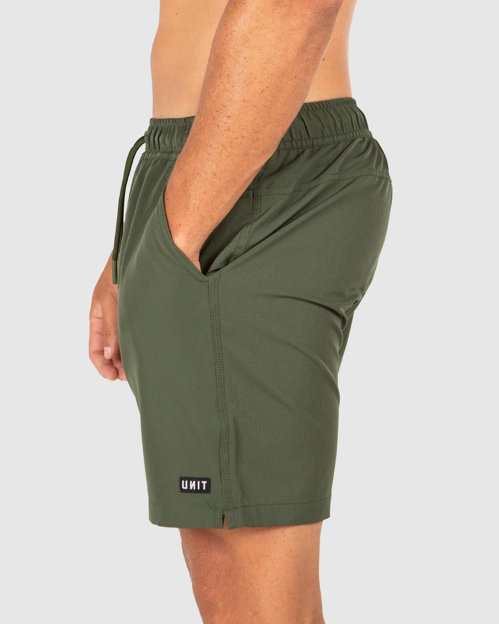 UNIT Block Men's Elastic Stretch 16" Shorts