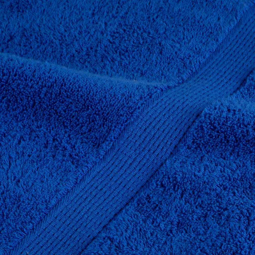 vidaXL Premium 6 Piece Towel Set SOLUND Blue - Ultra Soft 600 gsm Cotton Towels, OEKO-TEX Certified