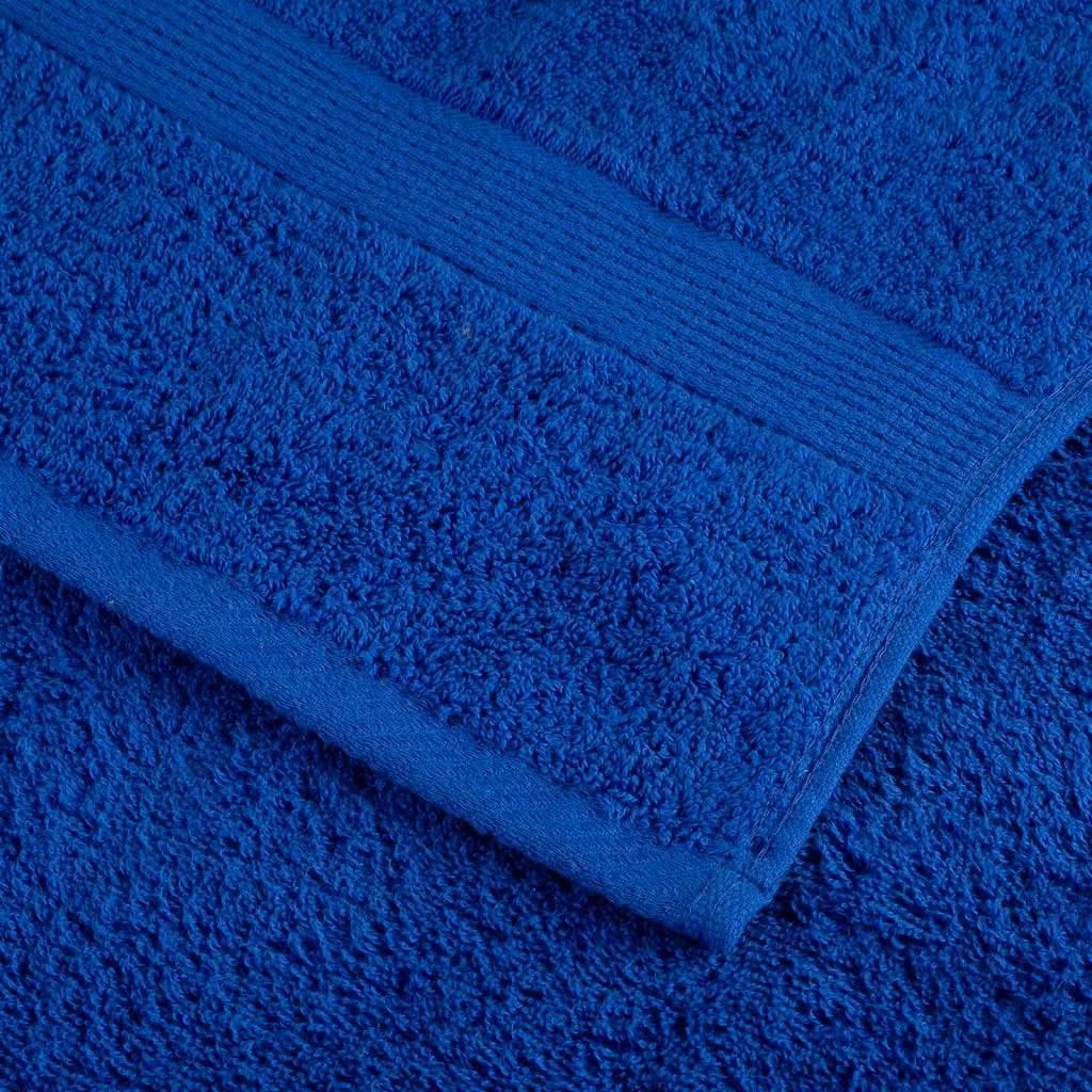 vidaXL Premium 6 Piece Towel Set SOLUND Blue - Ultra Soft 600 gsm Cotton Towels, OEKO-TEX Certified