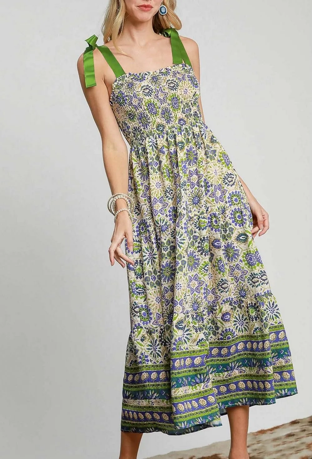 Women Y2K Tie Shoulder Maxi Dress Boho Floral Flowy Tiered Long Dress Ruffle Backless Sundress Summer Beach Dresses
