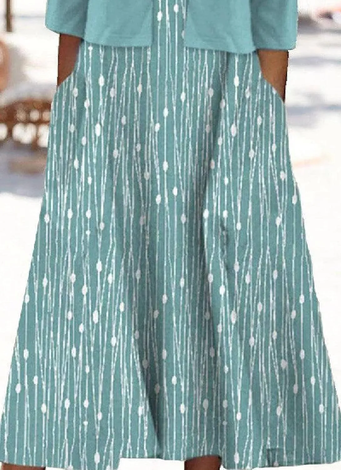 Women's 2025 Summer 2 Piece Set Plant Print V-Neck A Line Flowy Boho Midi Dress With Half Sleeve Jacket Easter Outfits