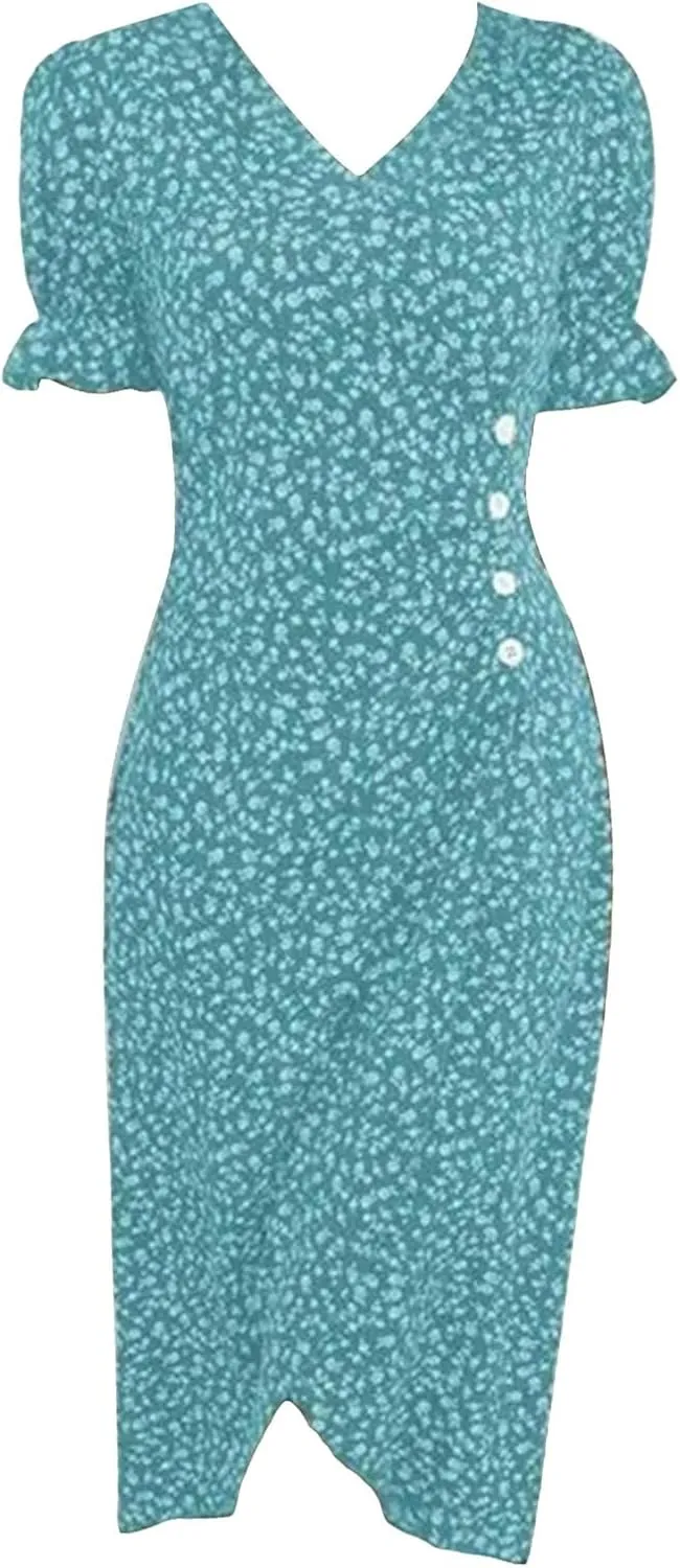 Womens 2025 Summer Dresses Floral Eyelet White Petite Sundresses Spring Midi Floral Maxi Church Work Vacation Dresses