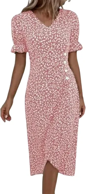Womens 2025 Summer Dresses Floral Eyelet White Petite Sundresses Spring Midi Floral Maxi Church Work Vacation Dresses