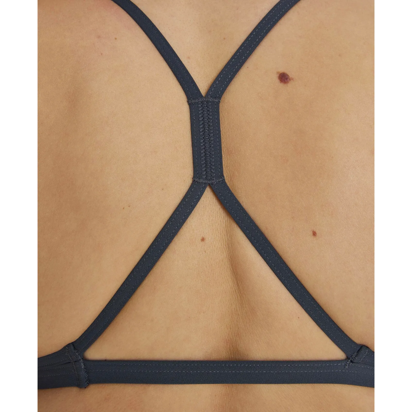 WOMEN'S ICONS LOGO TRIANGLE TOP BIKINI - BLACK/ASPHALT