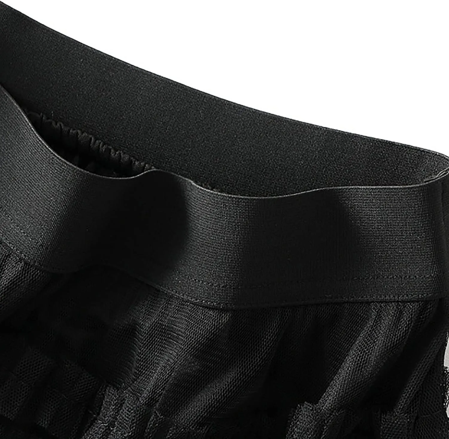Women's Pleated A-Lined Skirts 2024 Summer Versatile High Waisted Midi Skirt Multi-Layer Puffer Flared Cake Skirt