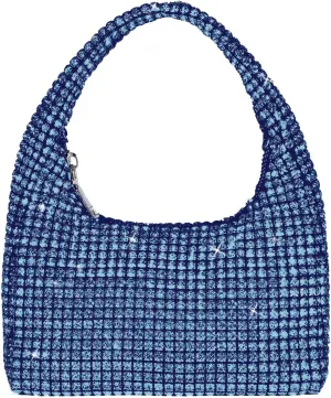 Women's Rhinestone Purses Sparkly Clutch Evening Handbag Prom Purse for Party Bridal Wedding