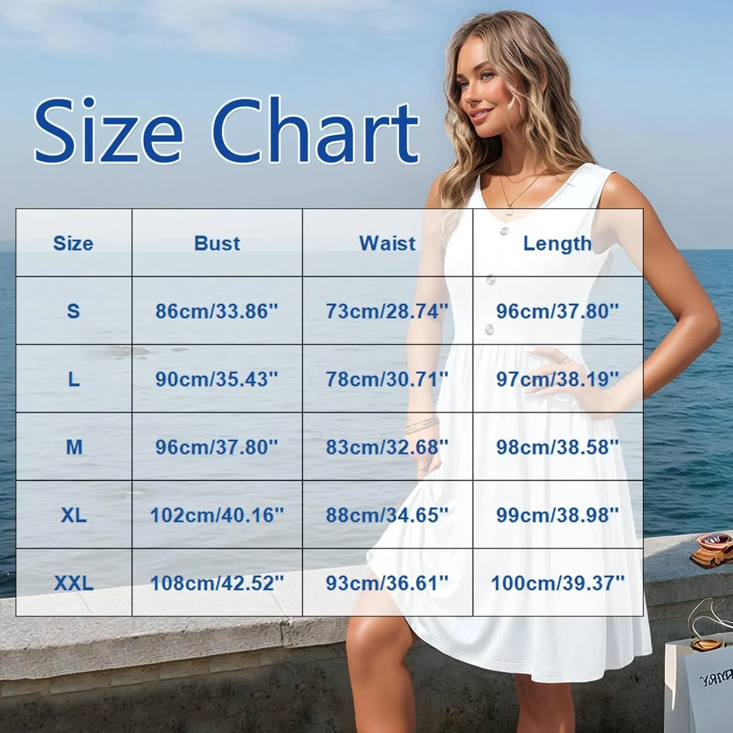Womens Summer Sleeveless Dresses Color Block Casual Swing Sundress with Pockets Lightweight V-Neck Beach Dress 2025