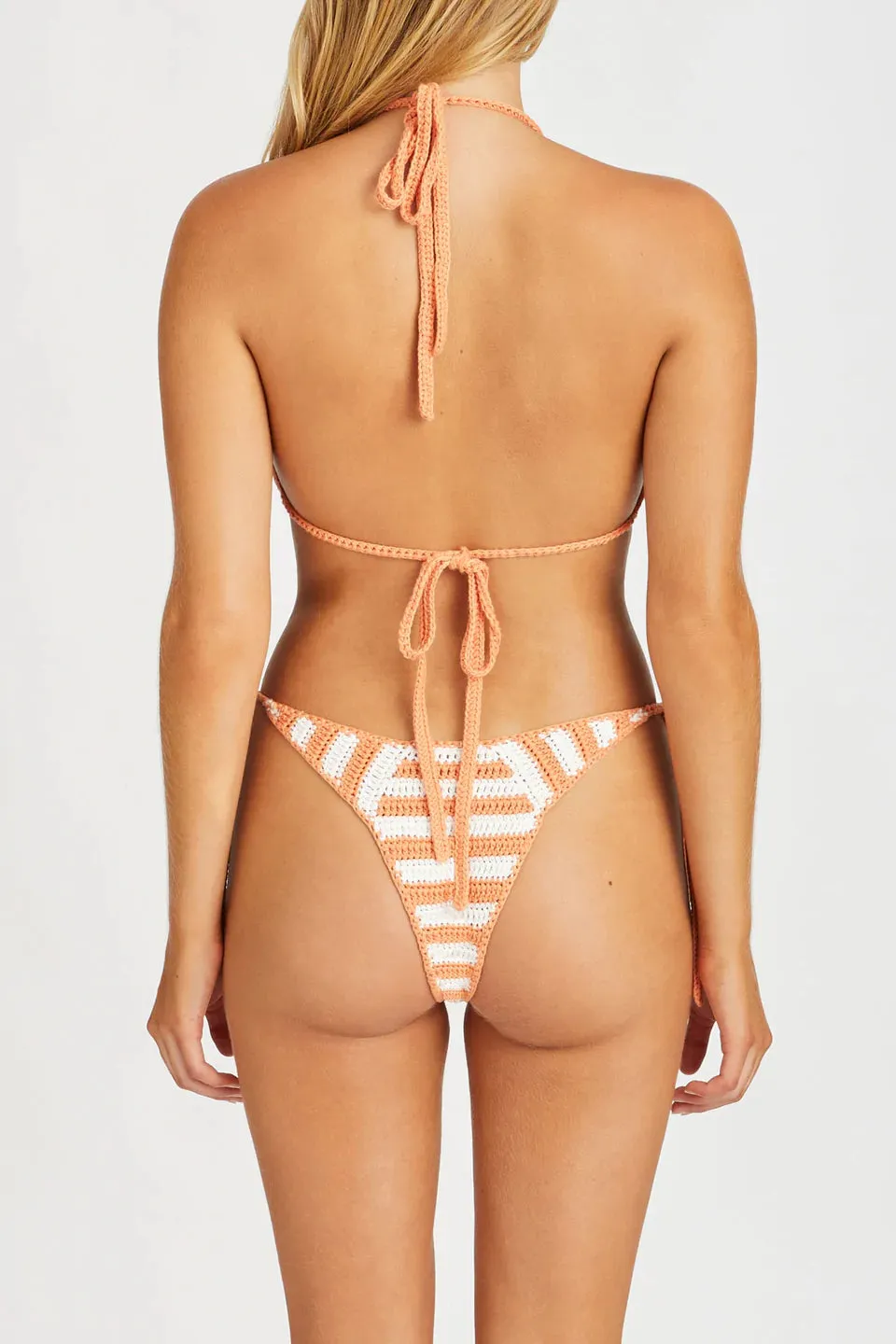 ZULU & ZEPHYR - Tangerine Cotton Crochet Brief