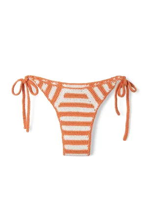 ZULU & ZEPHYR - Tangerine Cotton Crochet Brief